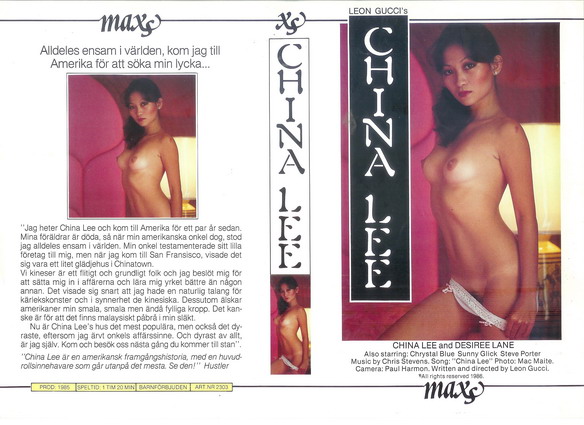 CHINA LEE (VHS Omslag)